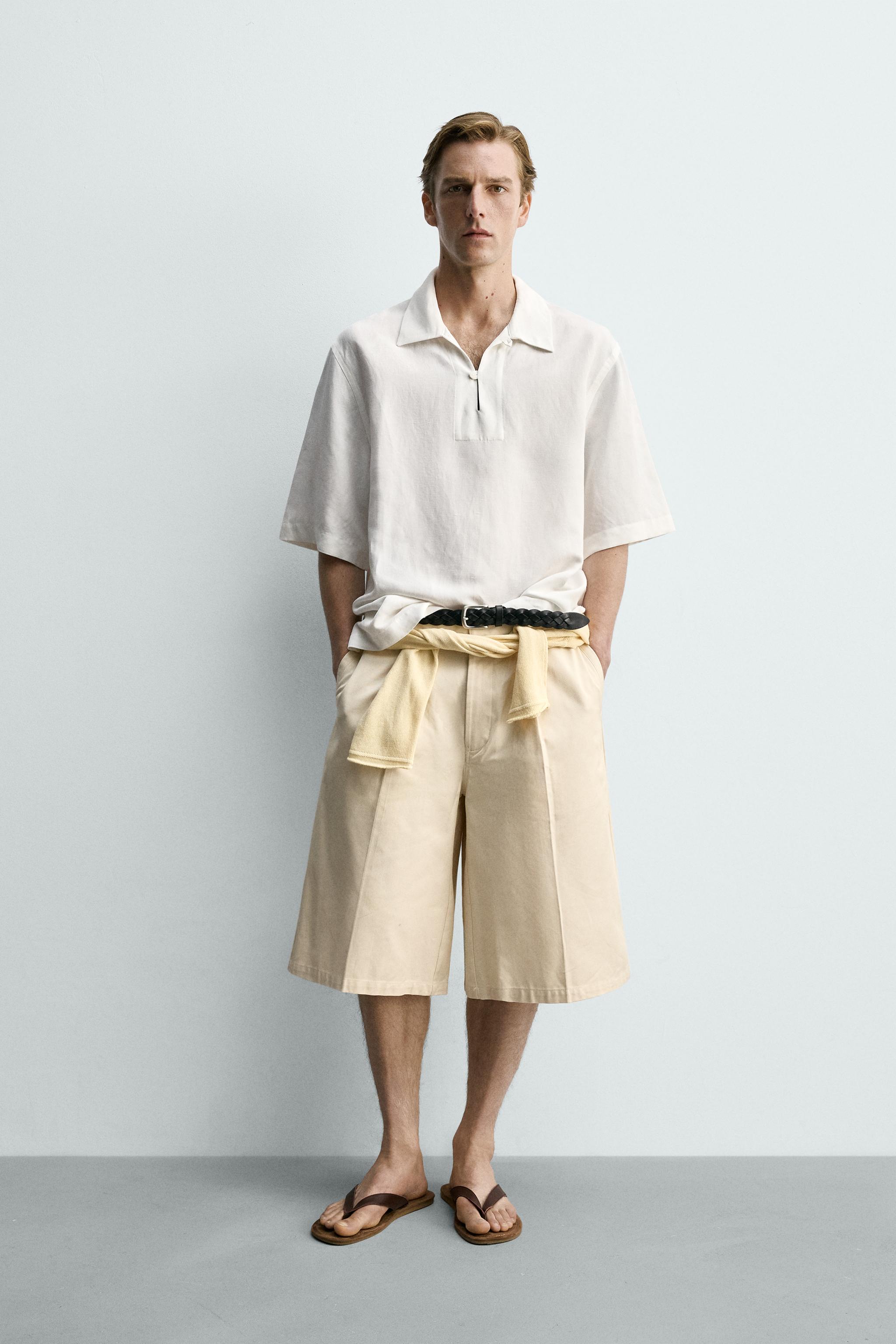 CHEMISE POLO VISCOSE - LIN